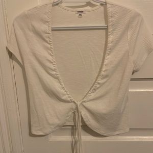 Tie up crop top